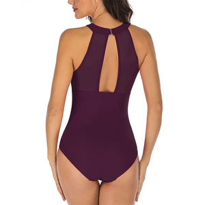 Traje de baño de una pieza para mujer, peso ligero, cómodo y antiarrugas, superventas - Product Image 3