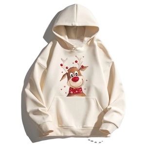 Sudaderas con Capucha Oversize de Manga Larga Estampadas al por Mayor, 100% Algodón, Tejidos Suaves, Gruesos y Cómodos, Diseño Elegante y Moderno - Product Image 4