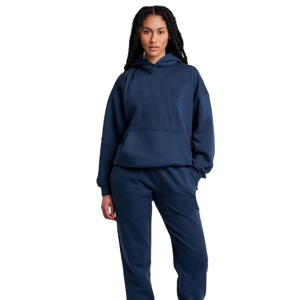 Pull à capuche surdimensionné personnalisé pour femmes, sweat à capuche à manches longues et impression personnalisée OEM pour femmes - Product Image 1