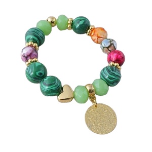 Collier d'anniversaire multi-formes de bonne qualité, collier de perles de verre en résine de mode quotidienne pour femmes - Product Image 2