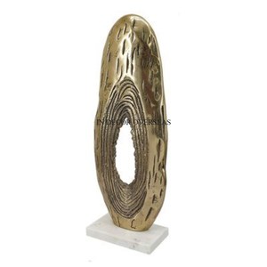 Figurines humaines en aluminium coulé de meilleure qualité enduites de poudre de couleur noire Sculpture de créateur au look attrayant du fabricant indien - Product Image 6