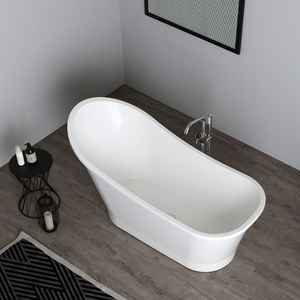 Baignoire autoportante ALMA de style classique compact - Product Image 3