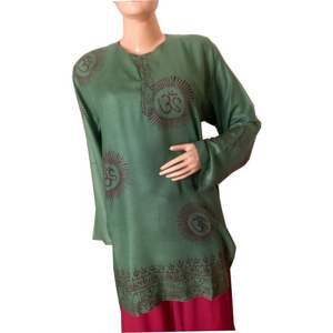 Gasa de alta calidad, tela 100% de algodón, precio al por mayor, ropa Lisa personalizada, estilo de artículo antitécnico - Product Image 1