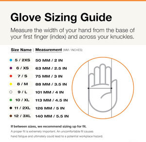 ถุงมือนิรภัยหนังแพะป้องกันมือทนทานถุงมือทำงานกลไกด้ามจับที่เหนือกว่าป้องกันการขีดข่วน - Product Image 6