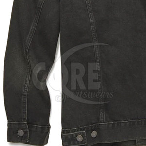 Veste en jean pour hommes à prix réduit OEM 100% Veste d'hiver en jean pour hommes en coton pour la vente en ligne - Product Image 5