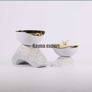 White And Gold Metal Branch Design Stand Fancy Decorative <b>Bukhoor</b> <b>Burner</b> For Home And Hotel Fragrance Metal Incense <b>Burner</b> Decor - Product Image 4