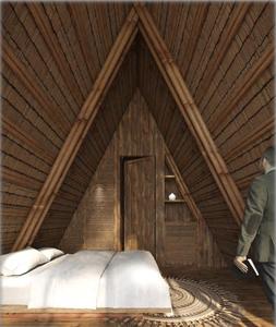 N3 Bungalow 20sqm Nuevo diseño Puerta de vidrio frontal de alta calidad 40HC Invernadero prefabricado industrial de Vietnam - Product Image 5