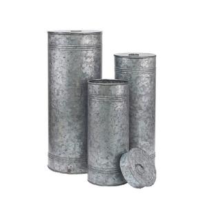 Different Sizes Metal Canister <b>Hot</b> Selling Handmade Designer <b>Container</b> Customized Finished Wholesale Vintage Canister - Product Image 5