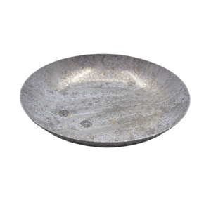Lot de 3 assiettes rondes en fer, couleur marbre doré, au design moderne, pour la décoration de la maison et de la cuisine - Product Image 3