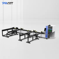 Machine de découpe laser à fibre semi-automatique Pratt Professional Service Fresh Designs pour tubes métalliques, découpeuse CNC pour tuyaux métalliques