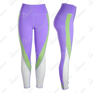 Leggings de Yoga de Cintura Elástica y Largo Completo - Ropa Deportiva de Cintura Alta de Spandex/Poliéster para Mujer, Gimnasio, Correr, Entrenamiento, Venta al por Mayor de Fábrica - Product Image 5