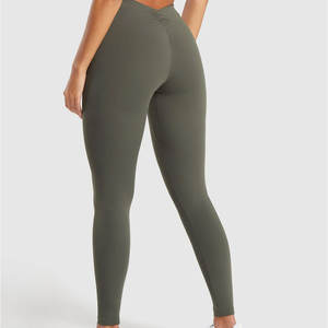 Top qualité dernière conception 100% coton femmes Legging disponible au prix de gros personnalisé couleur taille Style femmes Leggings - Product Image 6