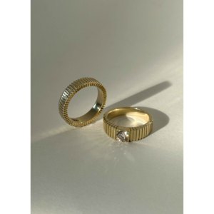 Anillo Annabelle II en Oro Sólido de 14k para Uso Diario - Product Image 5