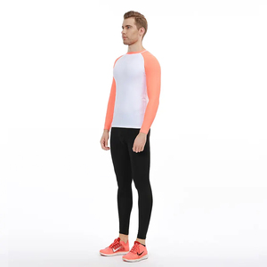 Rashguard de compression pour homme, extensible, imprimé par sublimation, élégant, col rond, manches longues, séchage rapide, respirant, UPF50+ - Product Image 4