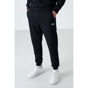 Conjunto Deportivo Air Jones Andy para Hombre en Azul Marino, Felpa de 3 Hilos, Ropa Deportiva Cómoda de Mezcla de Algodón - Product Image 5