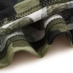 T-shirts courts pour femmes avec impression de camouflage personnalisée, tendance estivale, hauts courts pour femmes avec manches courtes - Product Image 5