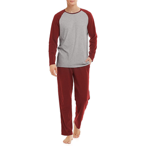 Personnalisé léger automne et hiver hommes maison porter à manches longues vêtements de nuit costume pyjama - Product Image 1