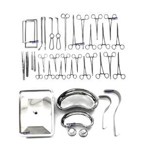 Juego de 38 Piezas de Instrumentos de Cirugía General para Apendicectomía y Hernia, Acero Inoxidable de Alta Calidad de Grado Alemán - Product Image 1