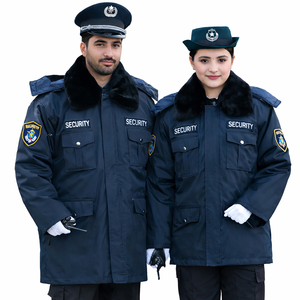 Uniforme de Guardia de Seguridad, Chaqueta de Invierno de Manga Larga, Poliéster/Algodón, Detección de Metales, Unisex - Product Image 1