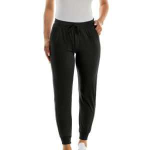 Manufacture Wholesale Cotton Fleece Sport Wear Super Comfy Breathable Quick Dry Custom Logo Sweatpants Pockets Drawstring Women - Product Image 2
