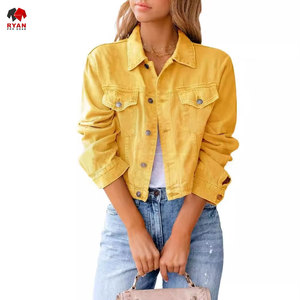 Veste en jean premium pour femme, conçue avec un tissu durable, des coutures soignées et une coupe régulière confortable - Product Image 5