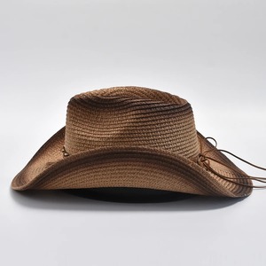 Denim Western Straw <b>Hat</b> for <b>Men</b> and Women <b>Summer</b> Cap with Beach Party Cowboy Felt 3 Colors Man and Woman's Western <b>Hat</b> - Product Image 5
