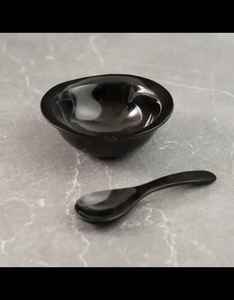 Handmade polished Natural Buffalo horn Serving <b>bowl</b> ideal for luxe detail accents with this buffalo At Wholesale Price - Product Image 3