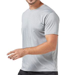T-shirts de sport pour hommes en coton et polyester de qualité supérieure avec logo personnalisé Tissu à séchage rapide et respirant pour Streetwear Fitness - Product Image 6