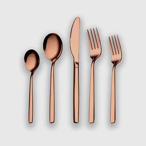 Nouveau ensemble de couverts élégants en acier inoxydable poli, de haute qualité, unique, plaqué argent, poignée martelée - Product Image 6