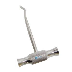 Elevador de raíz dental Flohr Elevadores de raíz Derecho y recto Logotipo personalizado Instrumentos dentales médicos - Product Image 6