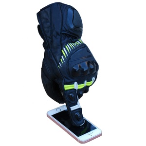 Guantes de Motocicleta Impermeables para Invierno, Guantes de Motocicleta con Pantalla Táctil, Guantes de Cuero para Carreras de Motos de Pakistán - Product Image 3