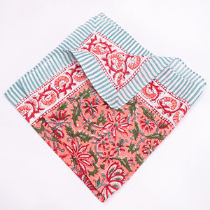 Bandana en coton imprimé floral de style luxueux, qualité supérieure, respirant, écologique, multi-usage, unisexe, mode, pour la tête, le cou et les cheveux - Product Image 2