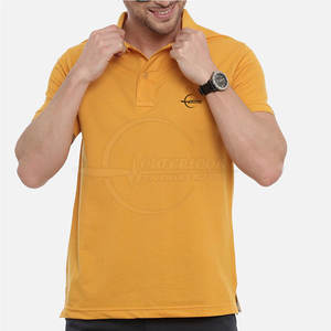 เสื้อยืดโปโลโอเวอร์ไซส์สำหรับผู้ชายผ้าคอตตอน/เส้นใยไม้ไผ่ผลิตตามสั่ง - Product Image 5