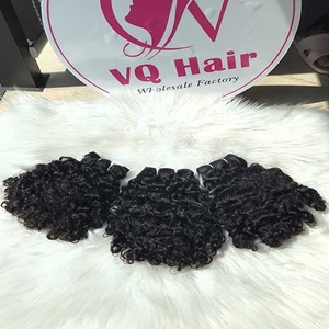Súper doble dibujado crudo vietnamita Pelo Rizado sin procesar Peluca de onda natural que hace precio al por mayor Color Natural 100gr encendedor - Product Image 6