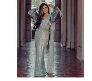 Saree indien de qualité supérieure, Look élégant, vêtements de fête, prix de gros, export et fabricant indien - Product Image 1