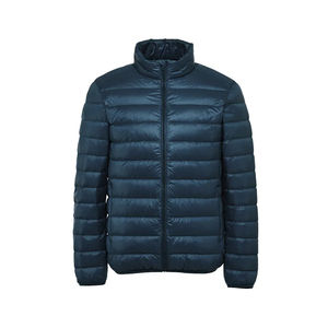 Chaqueta de Invierno Acolchada Estilo Urbano, Abrigo de Lona con Capucha, Bolsillo Frontal, Transpirable y Resistente al Viento, Relleno de Plumón - Product Image 3