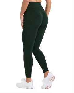Leggings de yoga respirants à taille haute et à carreaux pour femmes, pantalons de sport ajustés pour la course à pied, vente en gros à bas prix 2026 - Product Image 5