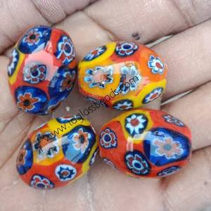 Cuentas de Vidrio de Murano Hechas a Mano de 14 mm, Técnica de Lampworking, Cuentas de Vidrio de Murano de 12 mm - Product Image 4