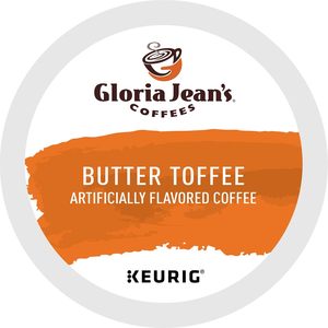 Café Gloria Jean's Butter Toffee, Cápsulas Individuales Keurig K-Cup, Café de Tueste Medio con Sabor, Paquete de 24 - Product Image 3