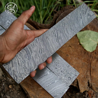Billettes plates en acier Damas faites à la main personnalisées pour la fabrication de couteaux VG10 Feuille de billette Damas