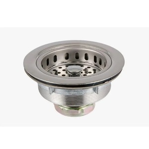 OEM Service SS430/304 Accessoire de plomberie Haute qualité Nouvelle taille 133x66.7mm Crépine d'évier de service en acier inoxydable - Product Image 1