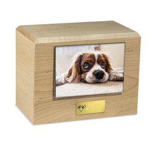 American Style Handmade Wood Cremation <b>Urns</b> for Cat and <b>Dog</b> Ashes Modern Funeral <b>Urns</b> for Pet Owners Wholesale - Product Image 4