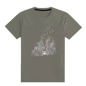 Camisetas Modernas con Pedrería para Hombre, 100% Algodón, Tejido de Punto, Ligeras, Cómodas, Estilo Casual y Elegante - Product Image 1