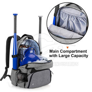 กระเป๋าใส่อุปกรณ์ซอฟต์บอลสำหรับผู้ใหญ่2025ออกแบบตามหลักสรีรศาสตร์พร้อมที่เก็บของขนาดใหญ่น้ำหนักเบา - Product Image 2