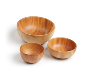 Tazón de madera Natural hecho a mano - Product Image 3