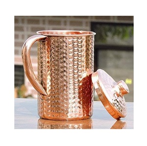 Authentic pure copper jugs and tumblers set created to enhance mindful drinking while adding natural beauty to homes - Product Image 4