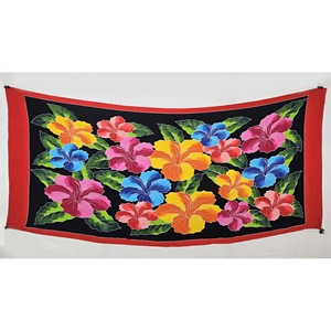 Pareos Hawaianos Pintados a Mano 100% Rayón de Alta Calidad, Ropa de Playa Personalizada al por Mayor, Cubierta para las Islas del Pacífico Asiático HPBU007-01-250 - Product Image 1