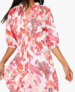 Vestido blanco y rosa suave y cómodo más vendido para uso diario informal disponible al mejor precio de la India - Product Image 1