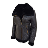 Veste matelassée en peau de mouton pour femme, sur mesure, de haute qualité, avec col rabattable, en coton véritable, respirante, dernière collection, vente en gros