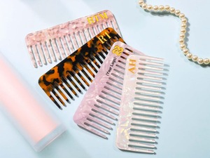 หวีเรซิ่นมืออาชีพสำหรับช่างตัดผม ใช้สำหรับจัดแต่งทรงผมในร้านเสริมสวย วัสดุเรซิ่นคุณภาพสูง - Product Image 2